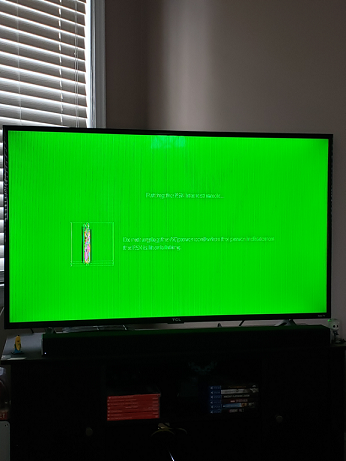 PS$ green screen of death fix